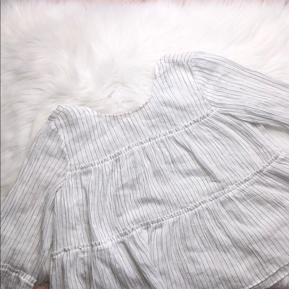 Madewell Tops - MADEWELL STRIPED BELL SLEEVE TOP SMALL